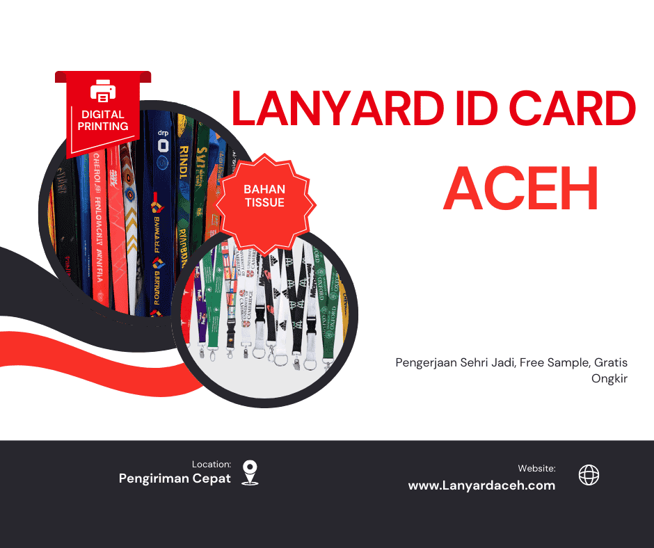 Custom Lanyard ID Card Aceh